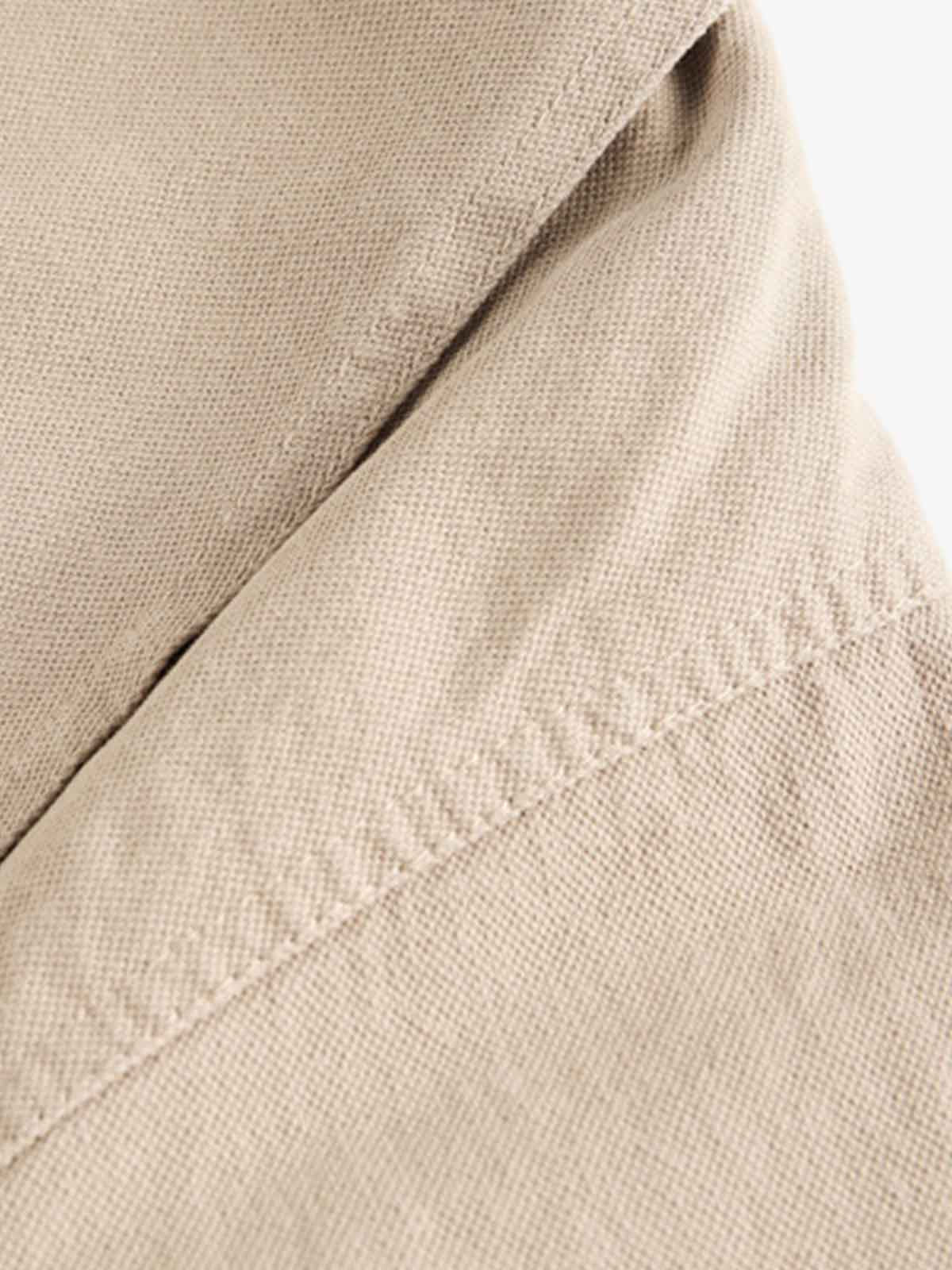 Zip Front Shirt Collar Boxy Jacket