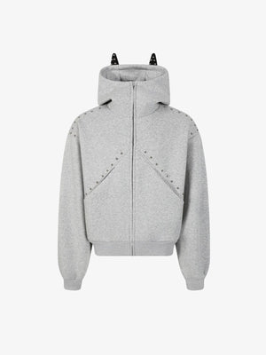 Stylish Studded Hoodie with Unique Cat Ear Design for Women 