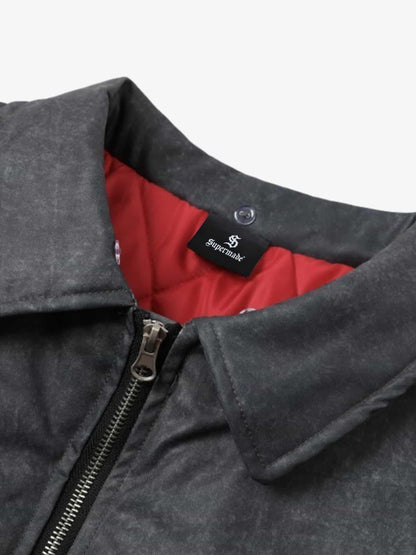 Winter Warmth Bomber Jacket with Faux Fur Collar - Stylish and Cozy Outerwear for Men 