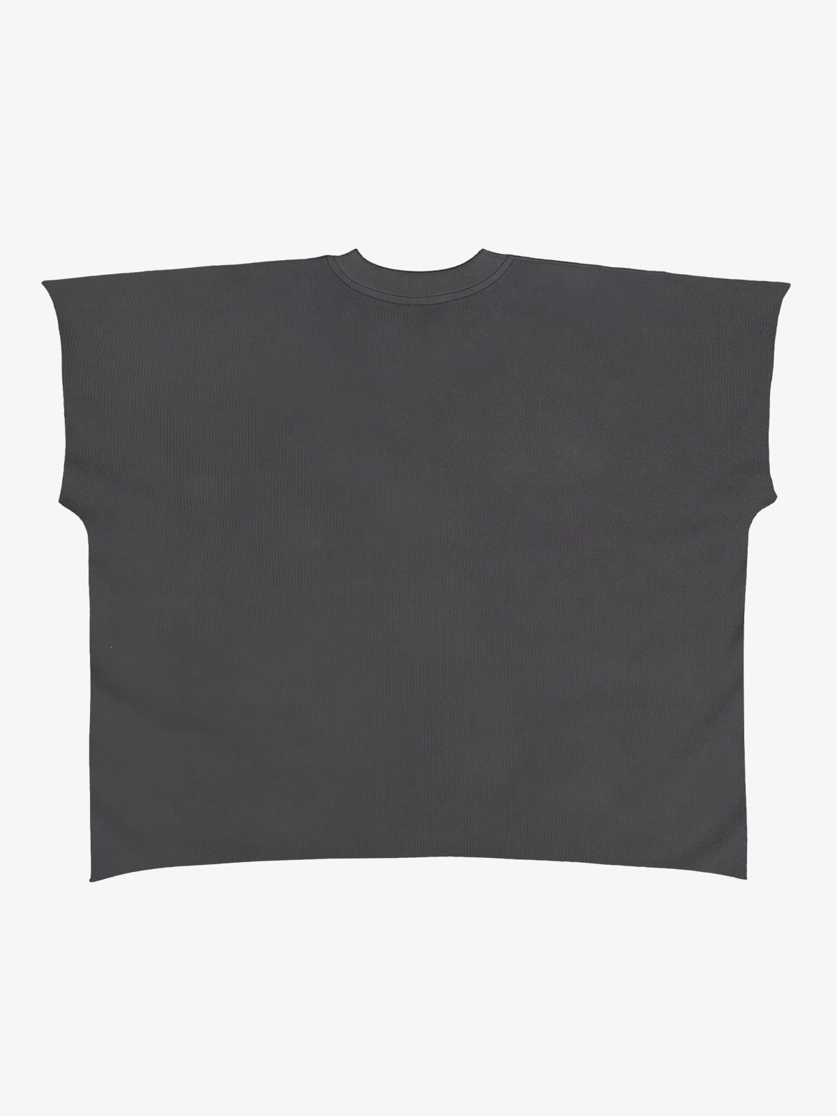 Gothic Text Graphic Cut-Off Sleeveless T-Shirt 