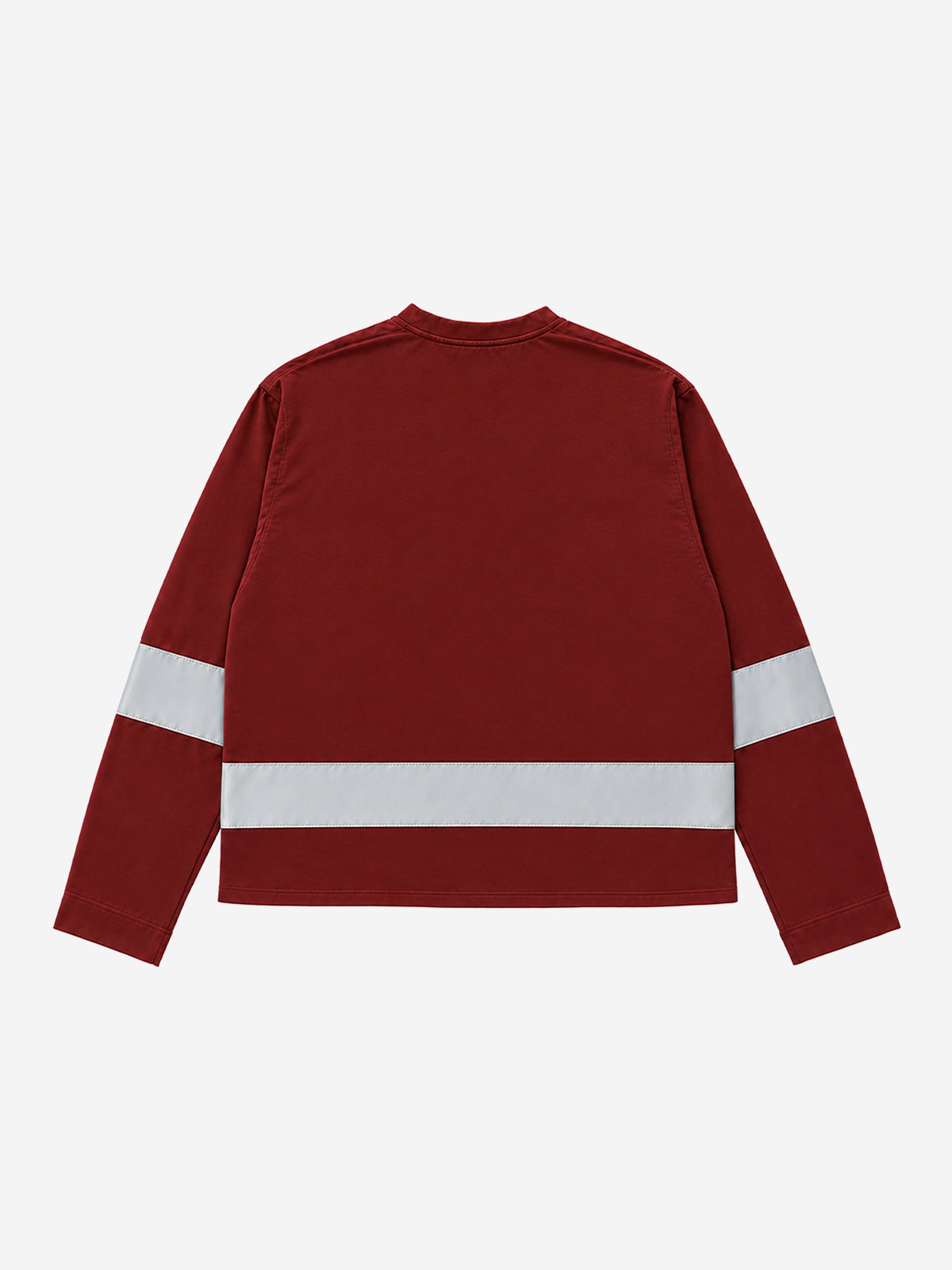 Reflective Patchwork Embroidered Long Sleeve Tee