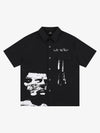 Dark Graphic Short Sleeve Shirt