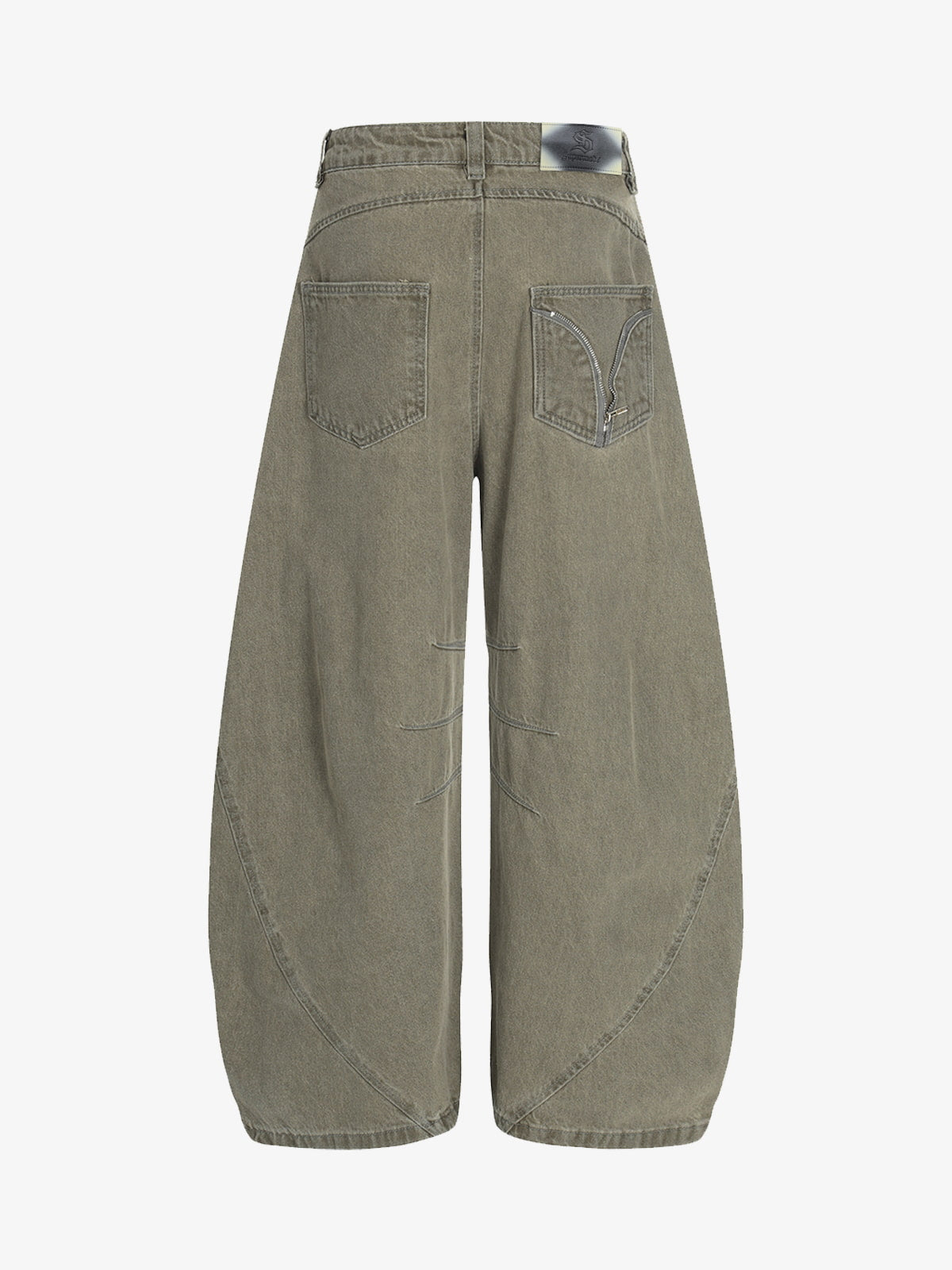 Wide-Leg Utility Trousers with Oversized Pockets - Perfect for Casual and Outdoor Adventures 