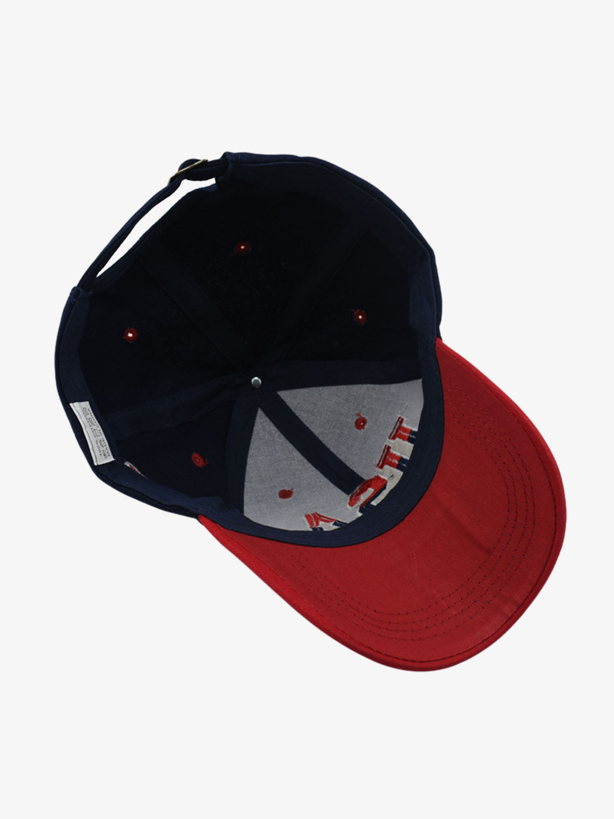 Cappellino da baseball bicolore con ricamo USA