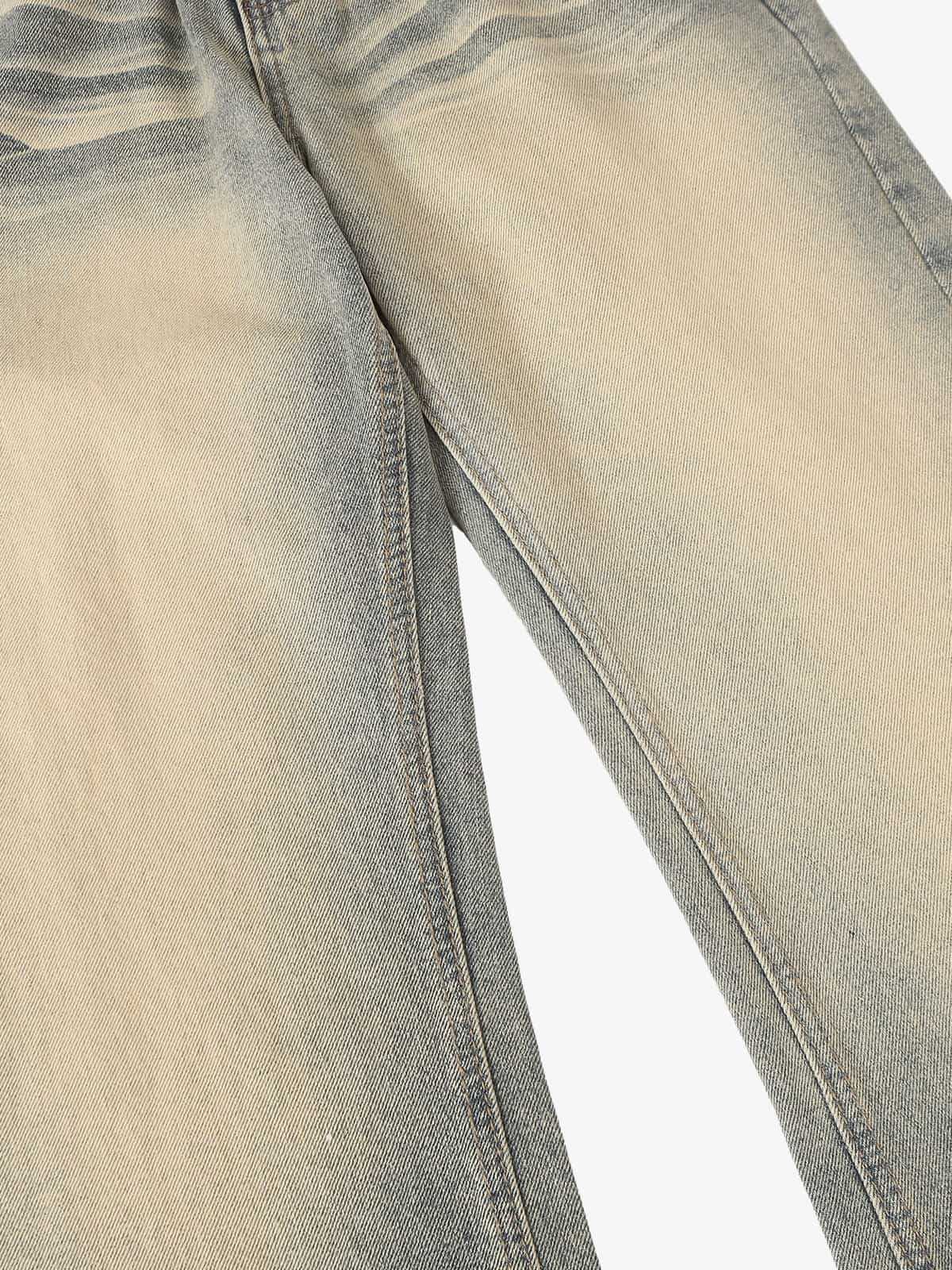 Vintage Washed Flare Jeans - 2625 