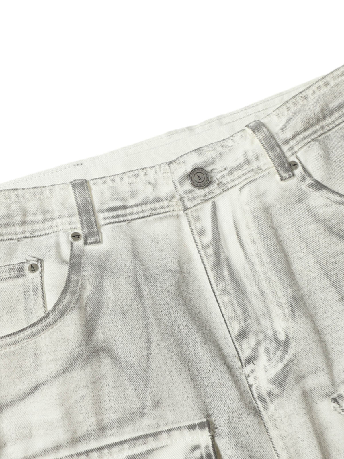 Distressed Multi-Pocket Cargo Shorts 