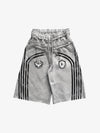 West Coast Letter Graphic Double-Waist Shorts