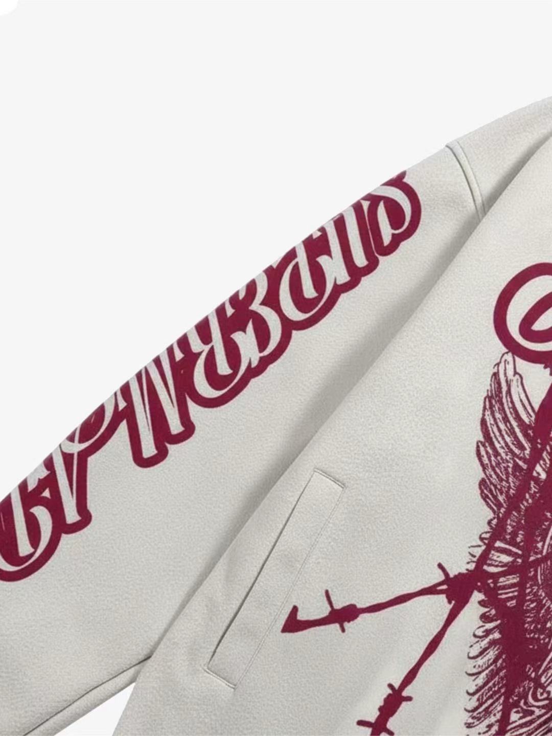 SuperMade Embroidered Jacket with Angel Design 