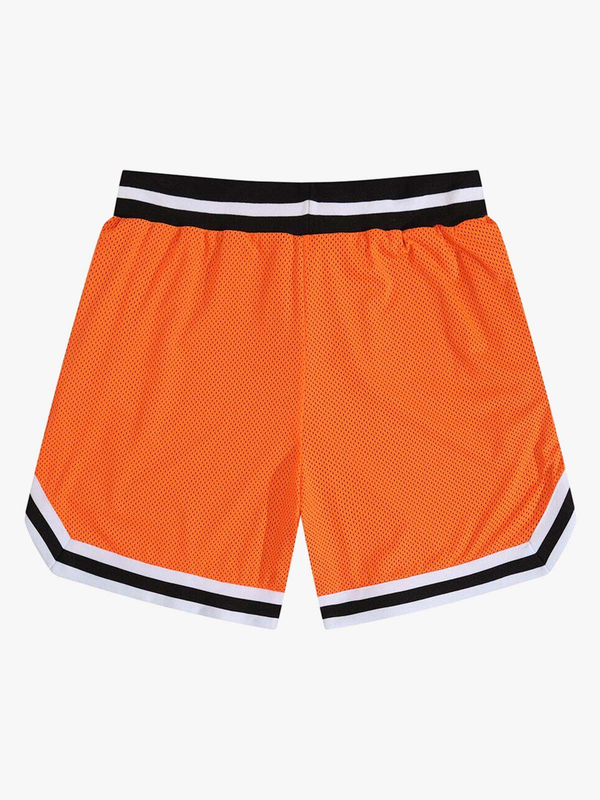 Retro-Basketballshorts aus Mesh mit Kordelzug
