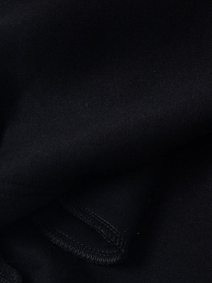Stylish Black Hoodie with Colorful Studs for Casual Wear 