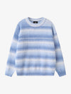 Striped Crew Neck Sweater for Women - Stylish and Cozy Winter Knitwear 