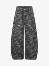 Camo Curved Jeans