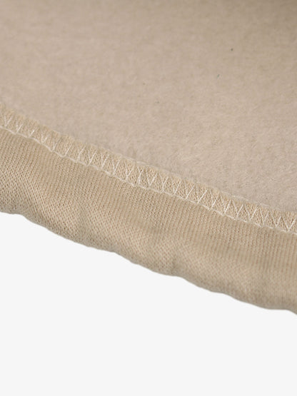 Retro Varsity Soccer Print Fleece-Lined Baggy Sweatpants 