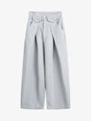 Stylish High-Waisted Wide Leg Trousers with Button Detail for Women 