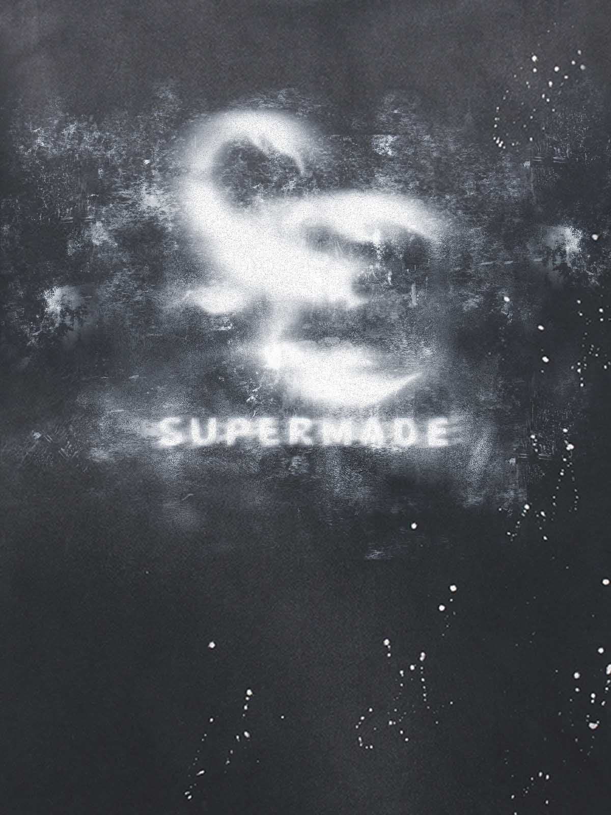 Washed Spray Graphic T-Shirt 