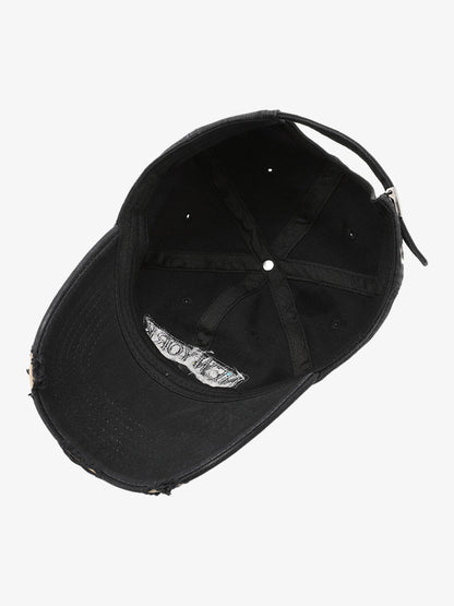 Distressed Baseball Caps with Embroidered New York Design - Perfect for Casual Wear 