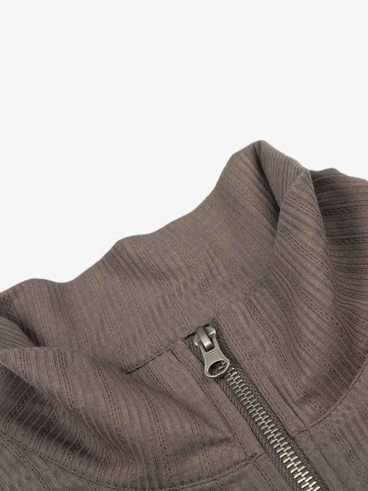 Retro Punk Print Knit Cardigan Long Sleeve Top