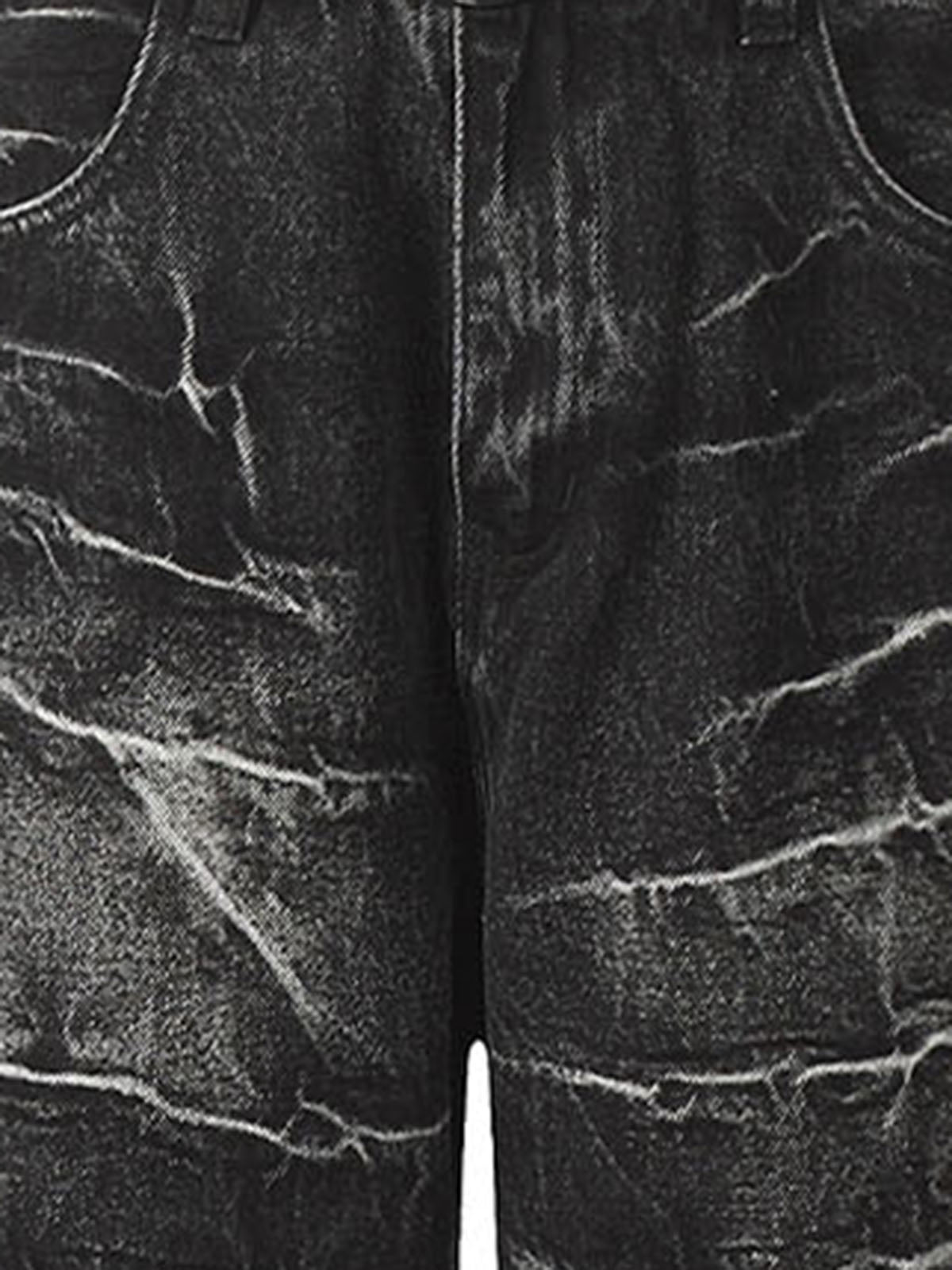 Retro Neutral Washed Straight Jeans - 2261 