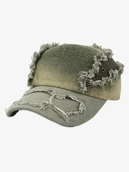 Ripped Denim Baseball Cap