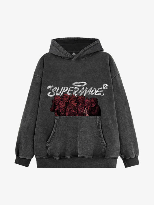 Thesupermade Dark Devil Maniac Hoodie 