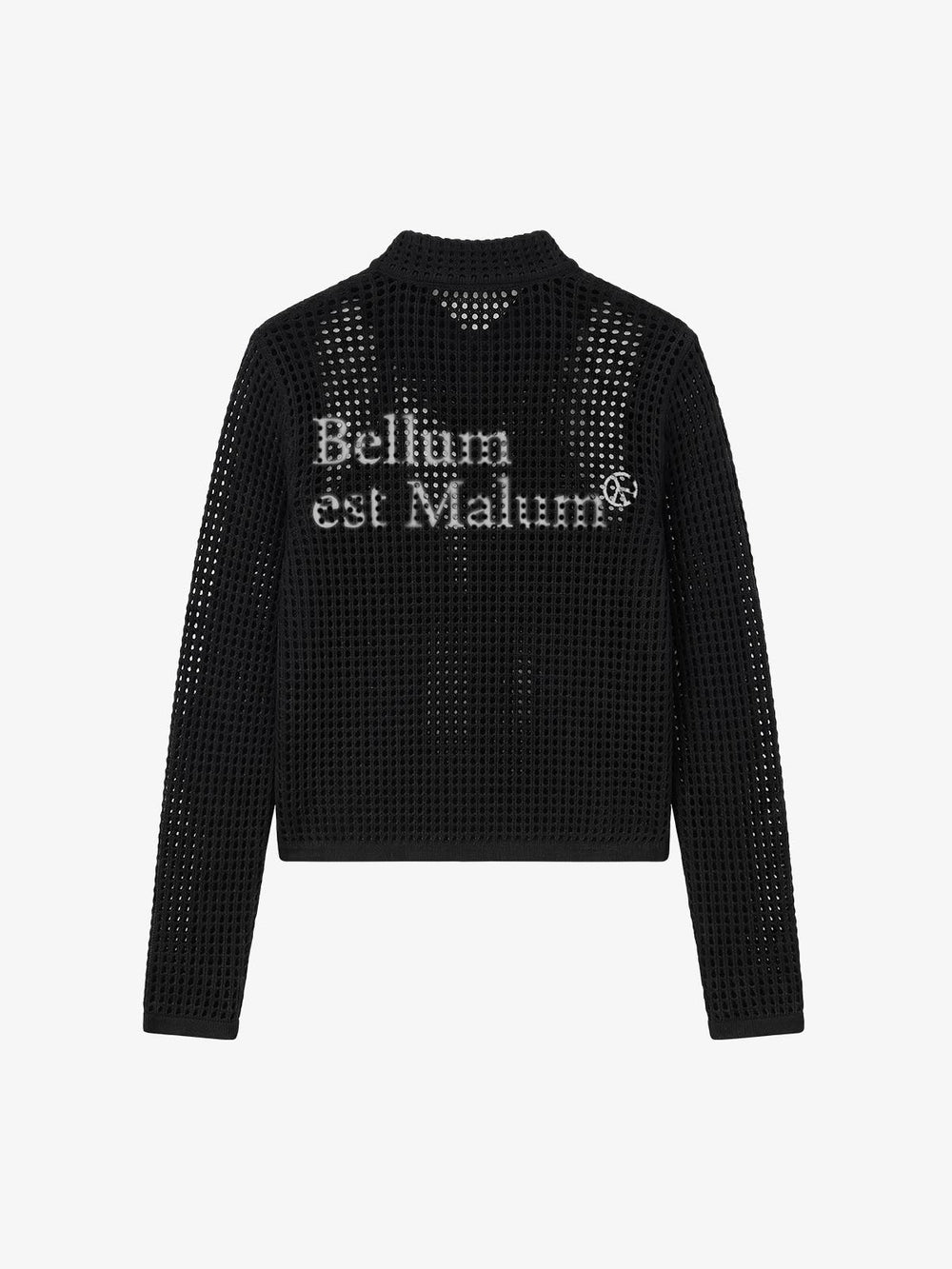 Graphic Mesh Knit Slim Jacket