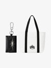 Back To School Canvas Tote Bag & Keychain Set