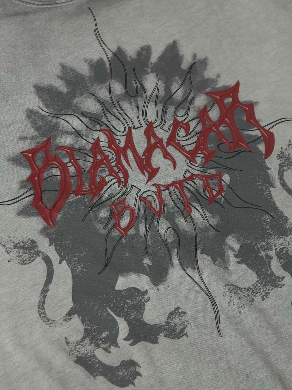 Distressed Batik Graphic T-Shirt 