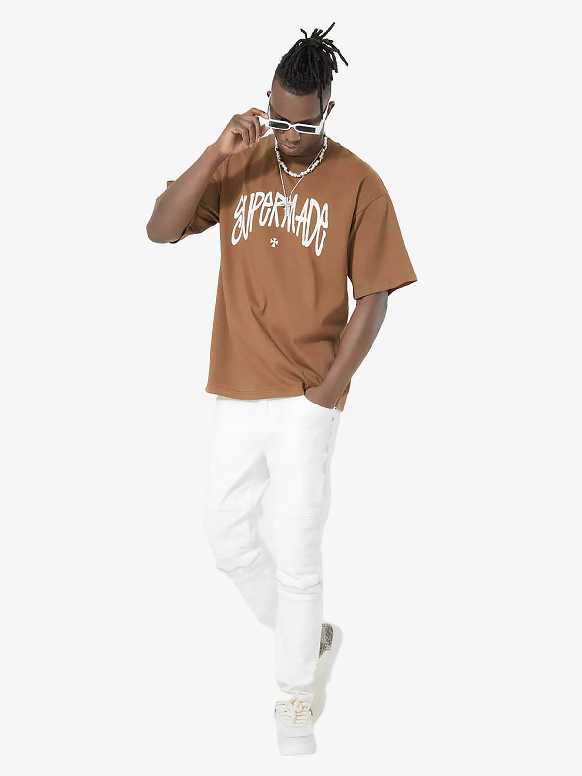 Thesupermade Logo Design Printed T-Shirt -1430 
