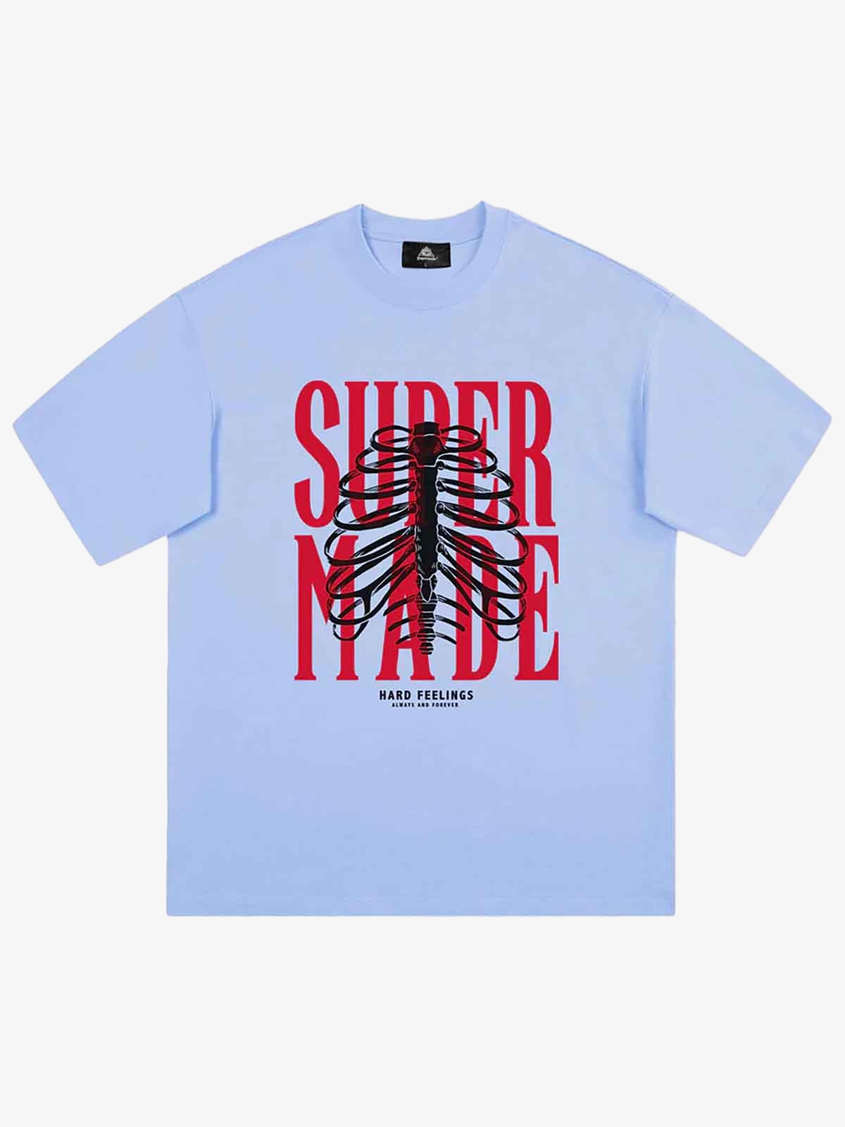 Thesupermade Skull Printed Logo Design T Shirt -1159 