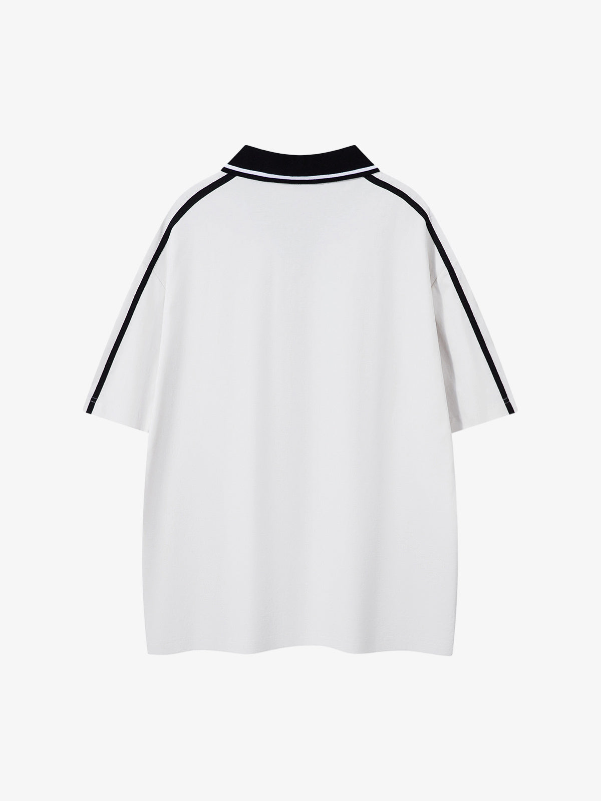 Jersey Print Short-Sleeve Polo Shirt - 2453 