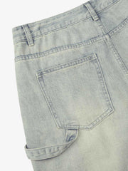 Thesupermade Retro Washed Hip-Hop Shorts 
