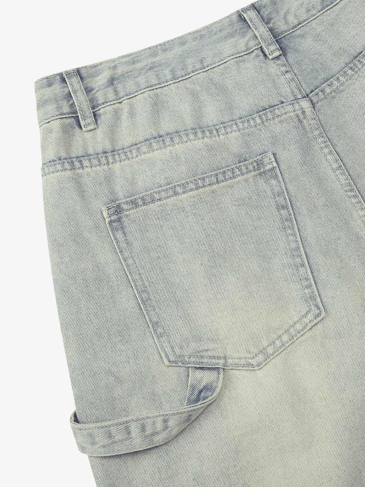 Thesupermade Retro Washed Hip-Hop Shorts 