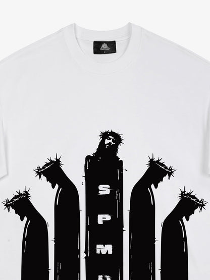 Original Saint Slogan Graphic T-Shirt 