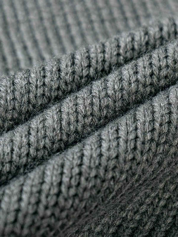 Asymmetric Irregular Knitted Sweater Hoodie 