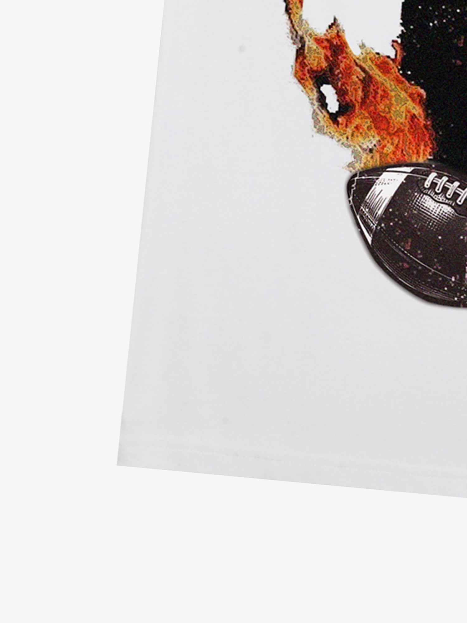 Super Bowl Football Print T-shirt 