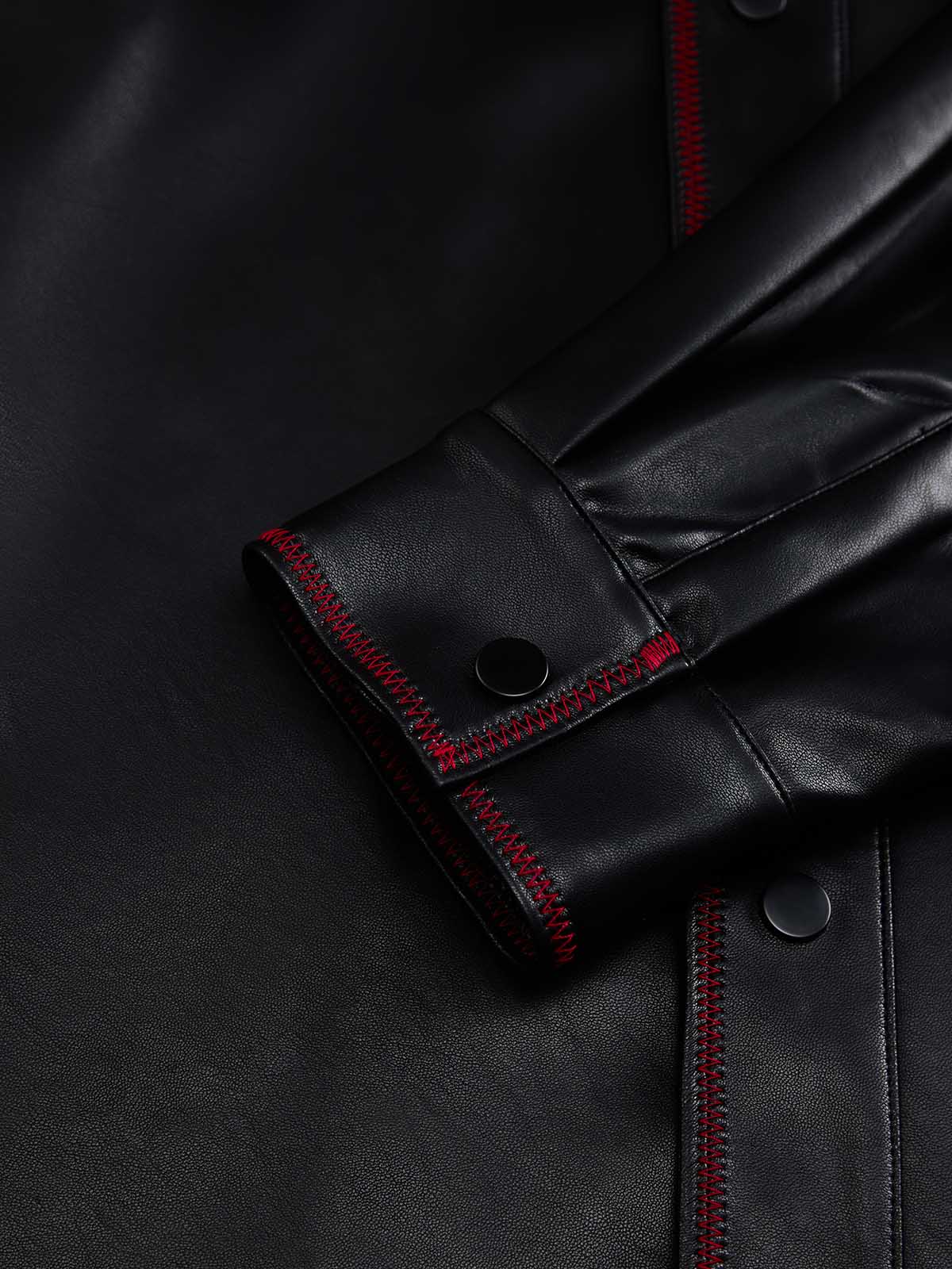Original Embroidered Leather Shirt 