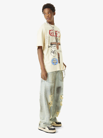 Thesupermade Funny Jesus Graffiti Street Rap T-shirt 