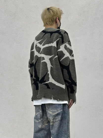 Thesupermade Thorn Destroyed Sweater 