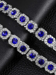 Thesupermade Round Diamond Cuban Necklace 