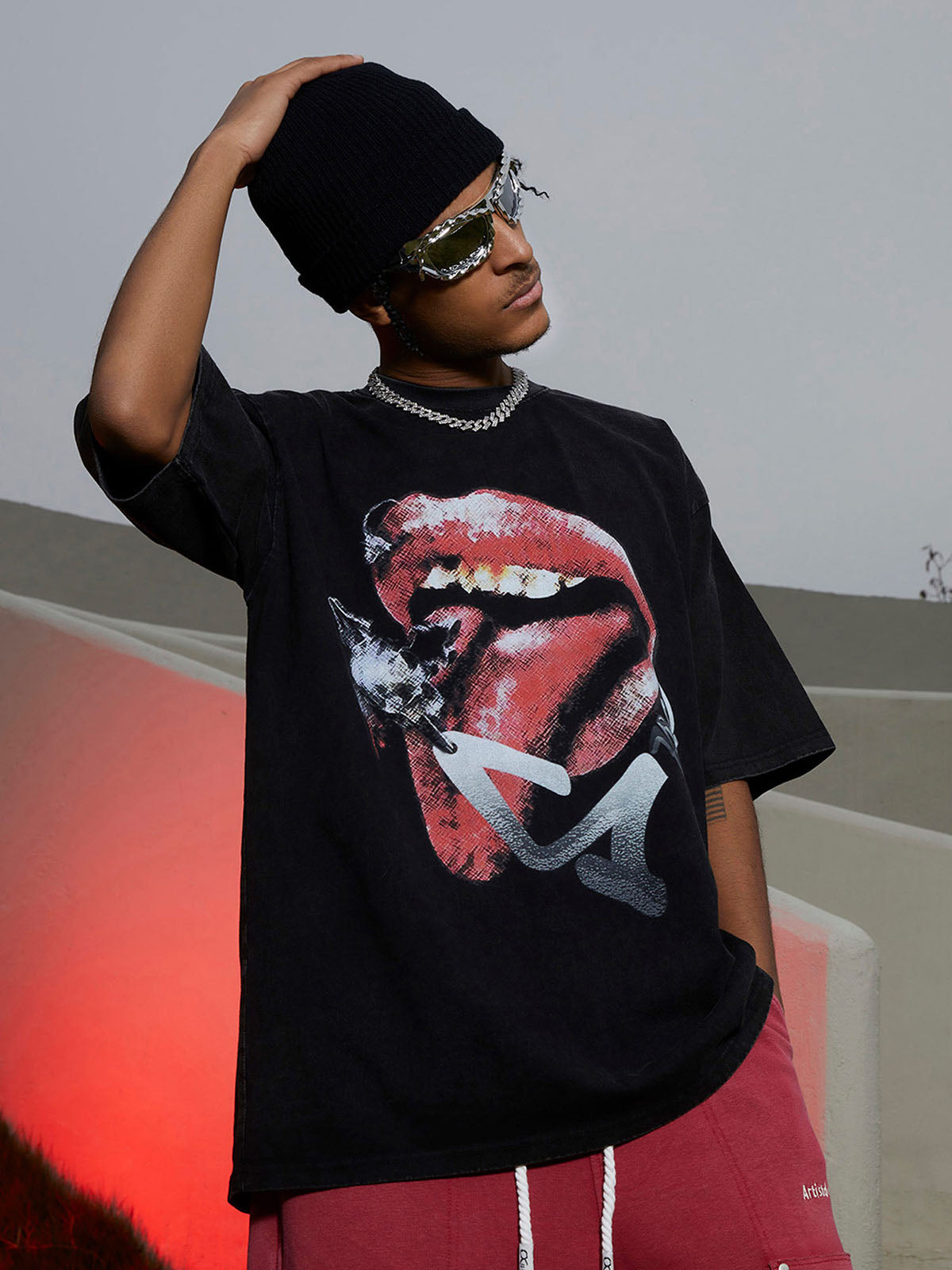 Thesupermade American Retro Printed T-shirt - 1902 