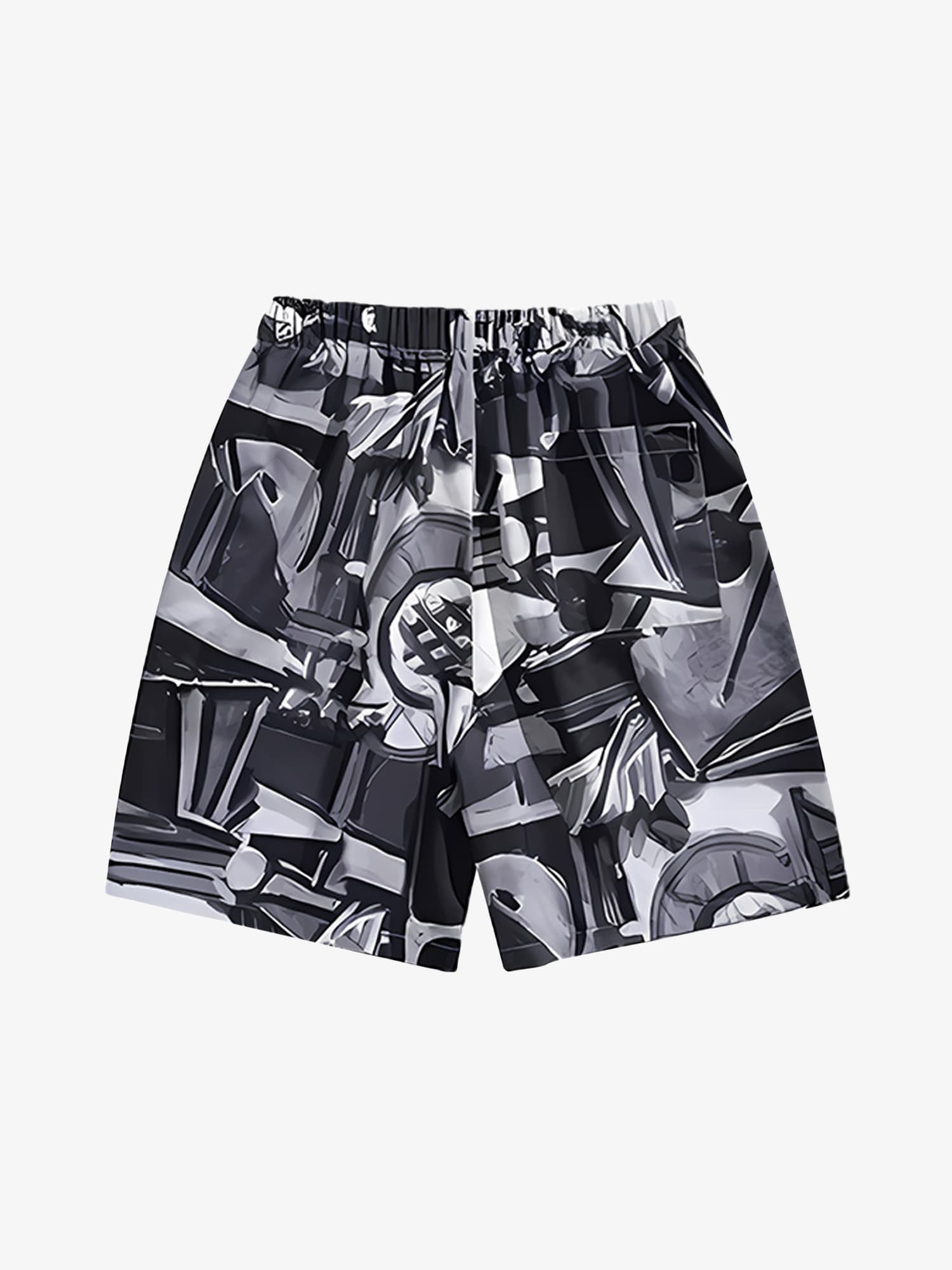 Thesupermade American Retro Fun Print Casual Set 
