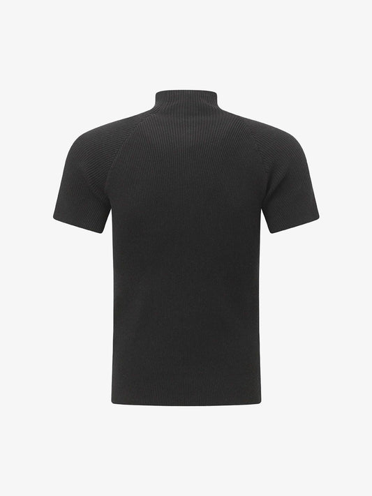 Retro Cleanfit Quarter Zip- Up T-Shirt 