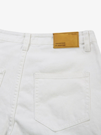 Washed Cleanfit Barrel Jeans 