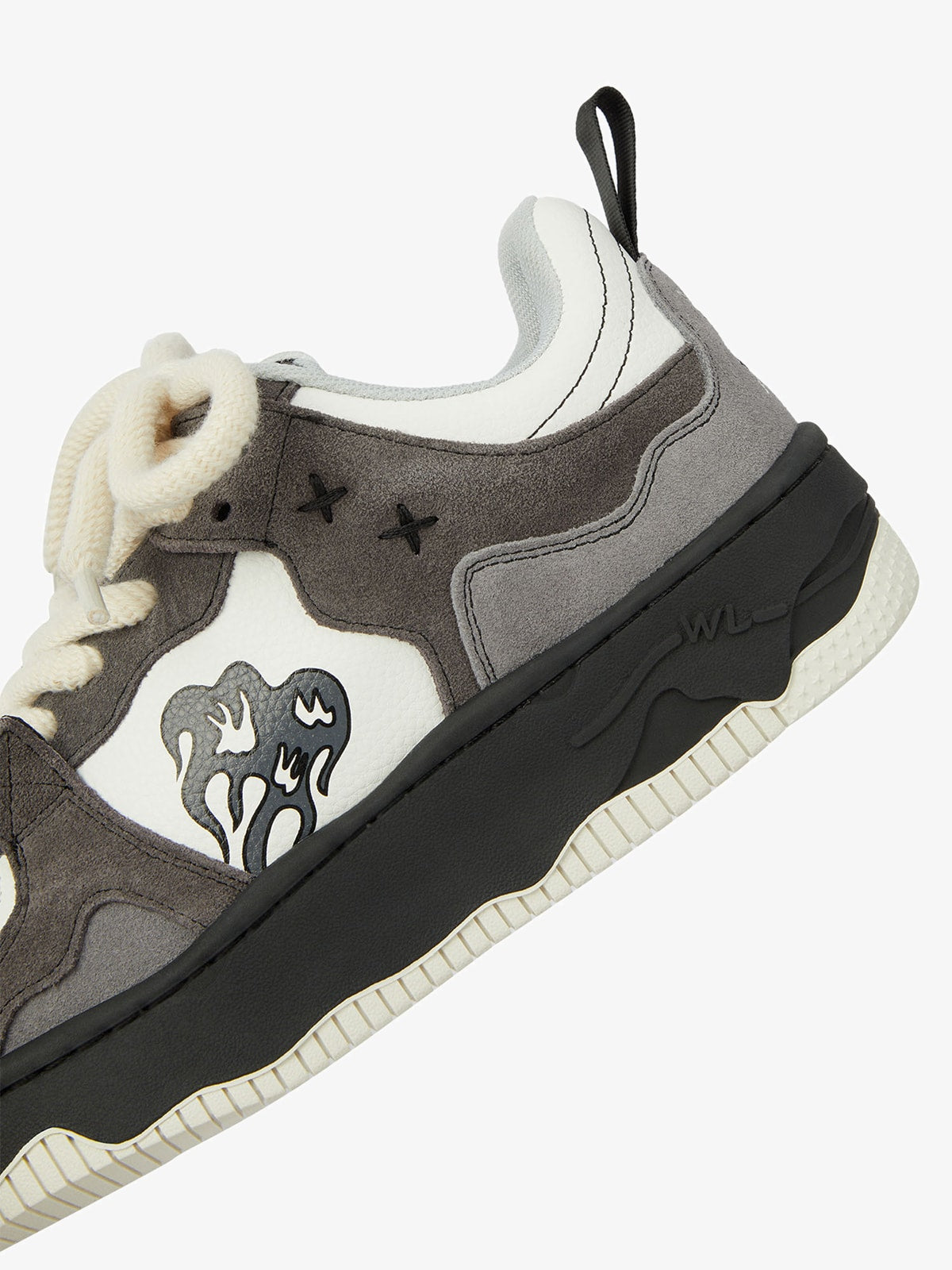 Monochrome Shadowwave Heavy-Duty Street Sneakers-1507 