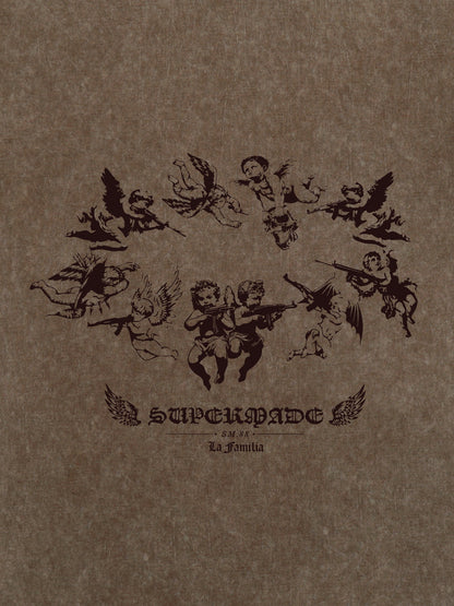 Original Vintage Angel Graphic Print T-Shirt 