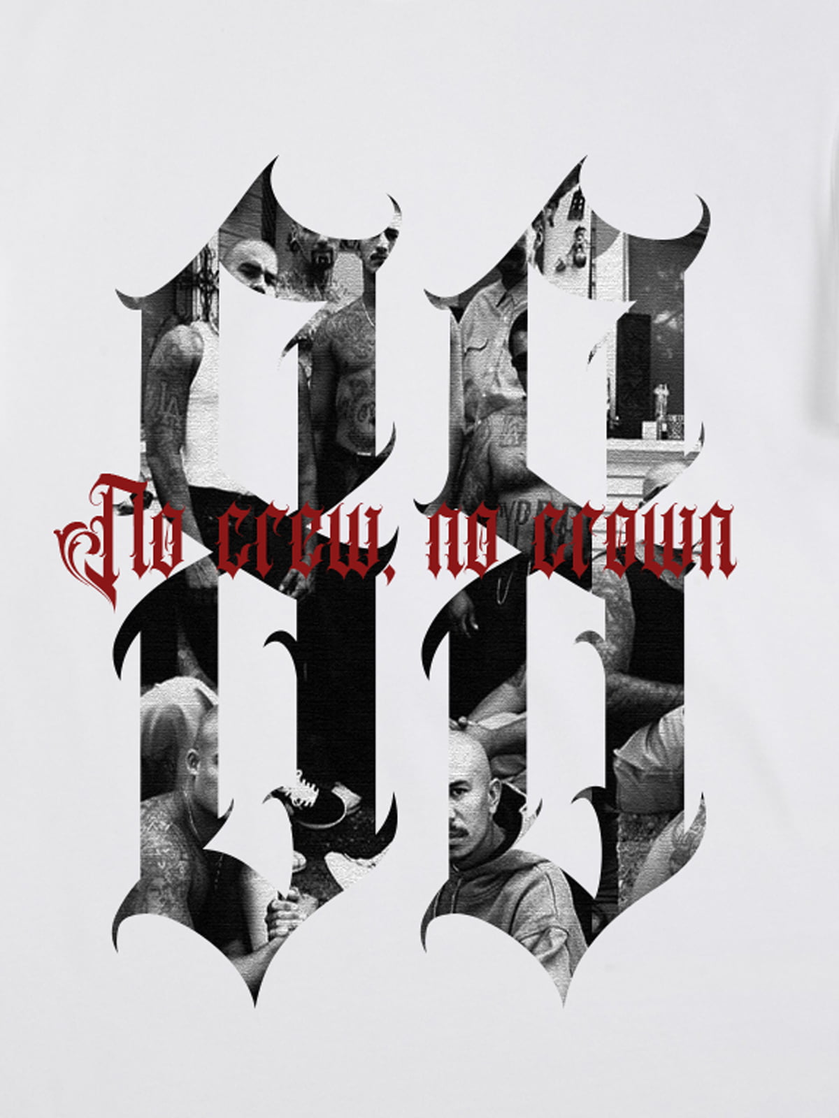 Original Photograph Letter Oversized Graphic T-Shirt 