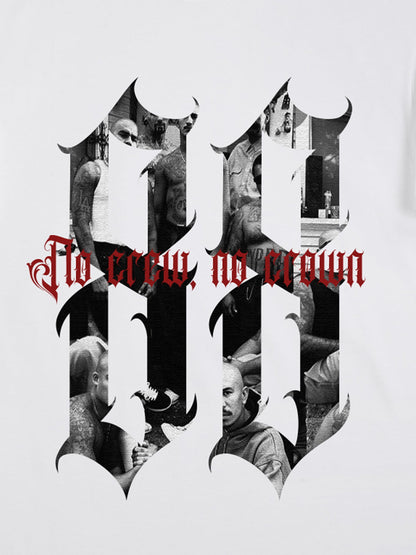 Original Photograph Letter Oversized Graphic T-Shirt 