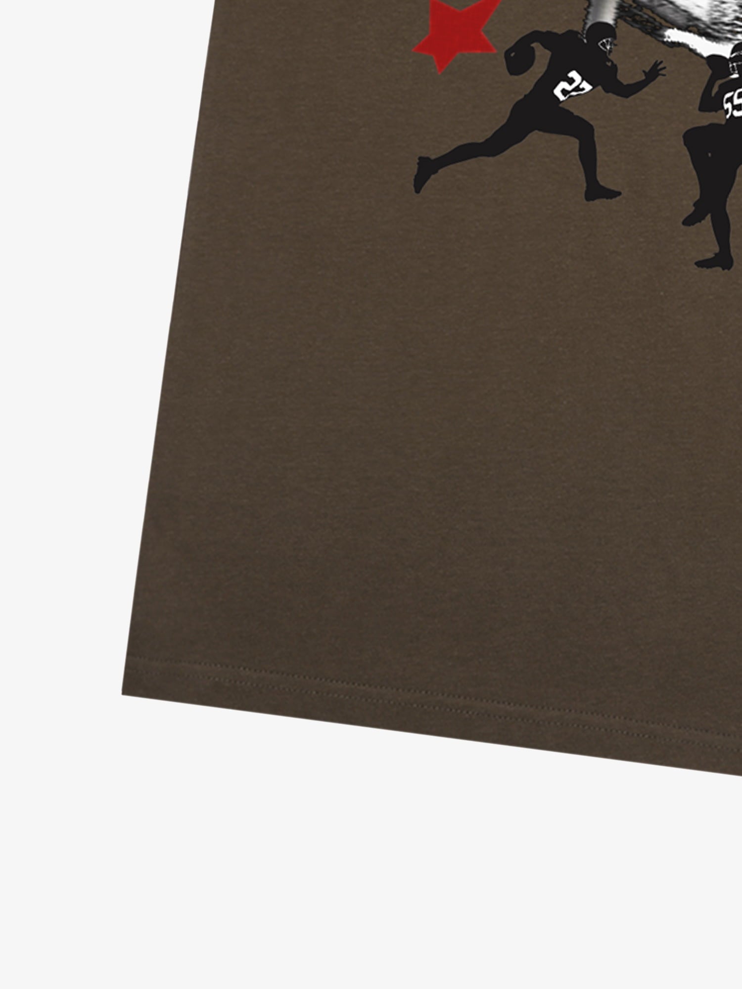 Super Bowl Football Print T-Shirt 