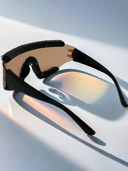 Chain-Embellished Sunglasses 