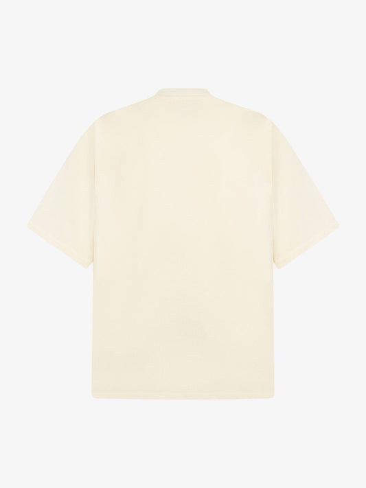 Heavy Retro Patch Embroidered T-shirt - 2398 
